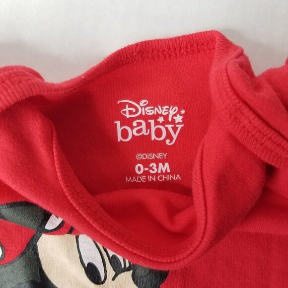 Disney Baby Girl Minnie Mouse 4 Piece Transition Bundle 0-3 & 3-6 Months Pull on - Picture 9 of 15